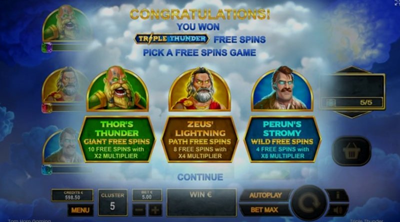 Play Triple Thunder in Philippines at 1Win Casino