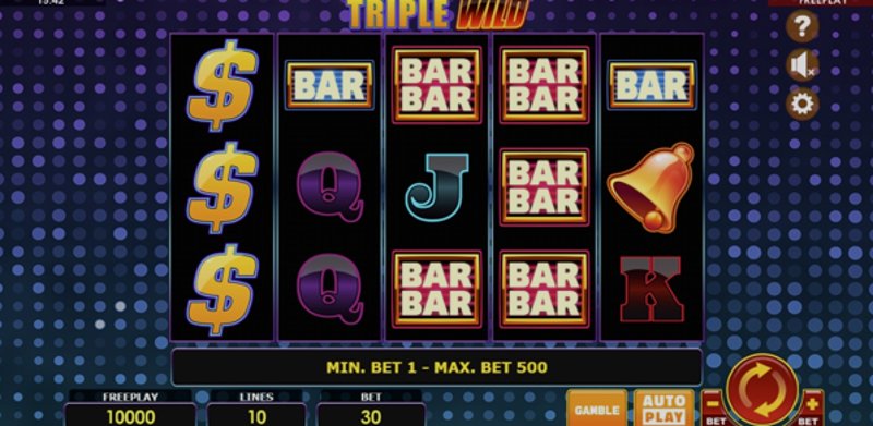 Play Triple Wild by Amatic at 1Win Casino