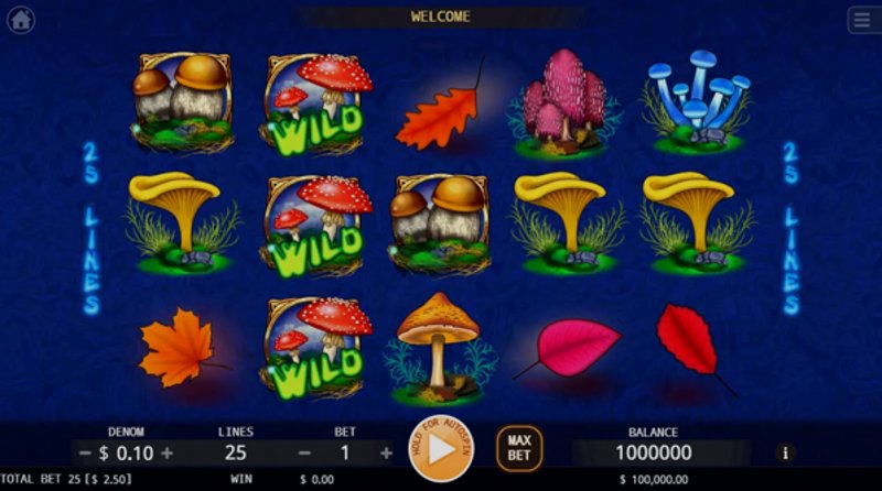 Play Trippy Mushrooms by Kagaming at 1Win Casino