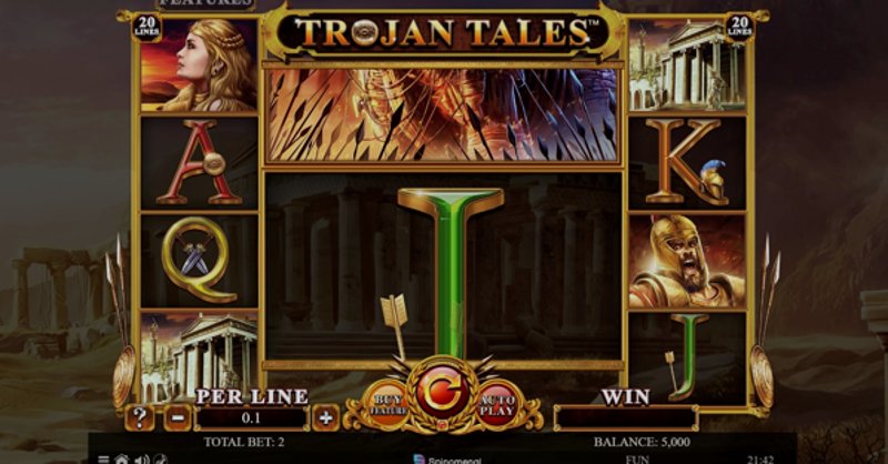 Play Trojan Tales by Spinomenal at 1Win Casino