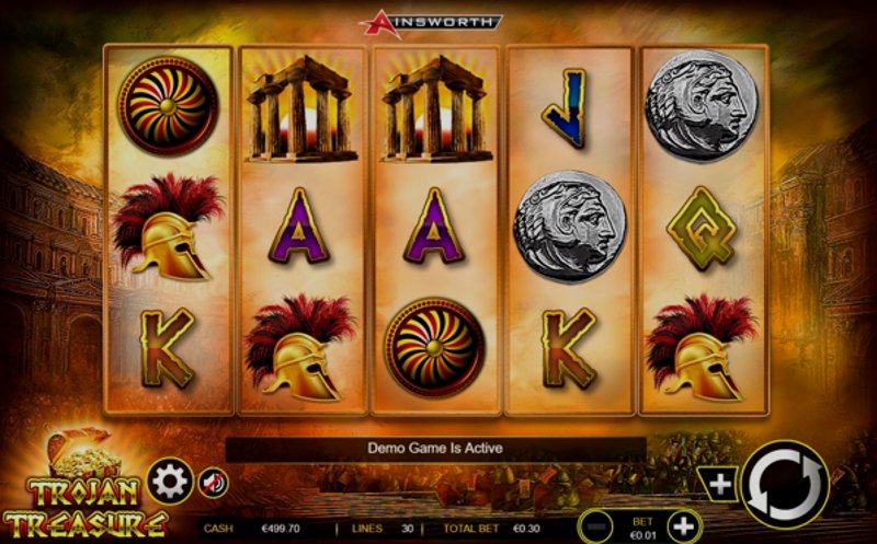 Play Trojan Treasure by Ainsworthgame at 1Win Casino