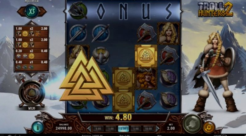 Play Troll Hunters by Playn Go at 1Win Casino