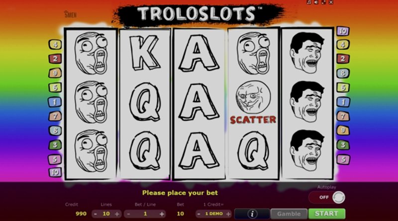 Play Troloslots by 5 Men Gaming at 1Win Casino