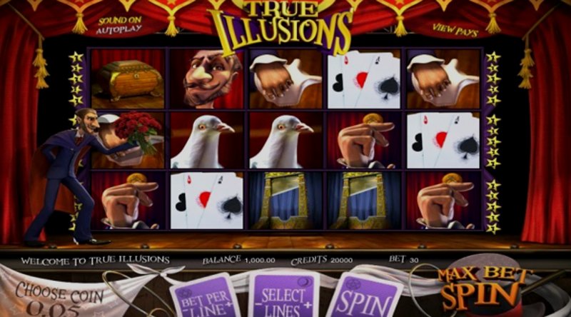 Play True Illusions by Betsoft at 1Win Casino