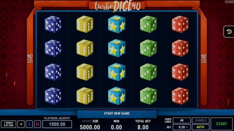 Play Turbo Dice 40 by Fazi at 1Win Casino