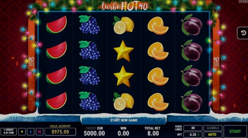 Play Turbo Hot 40 Christmas by Fazi at 1Win Casino