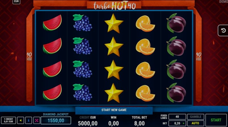 Play Turbo Hot 40 by Fazi at 1Win Casino