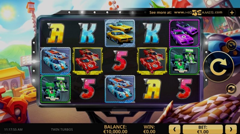 Play Twin Turbos by High5 at 1Win Casino