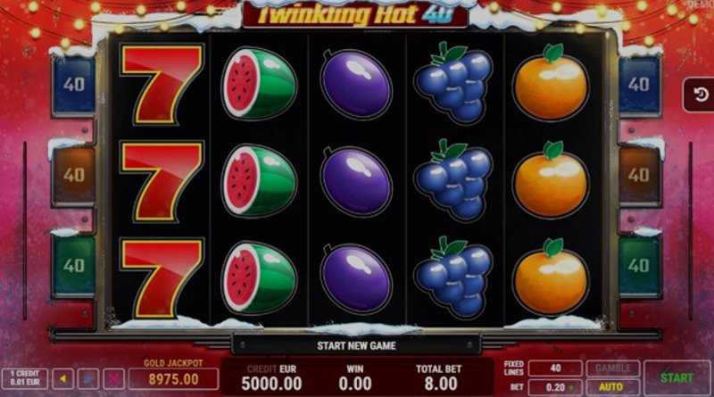 Play Twinkling Hot 40 Christmas by Fazi at 1Win Casino