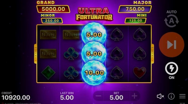 Play Ultra Fortunator: Hold and Win by Playson at 1Win Casino