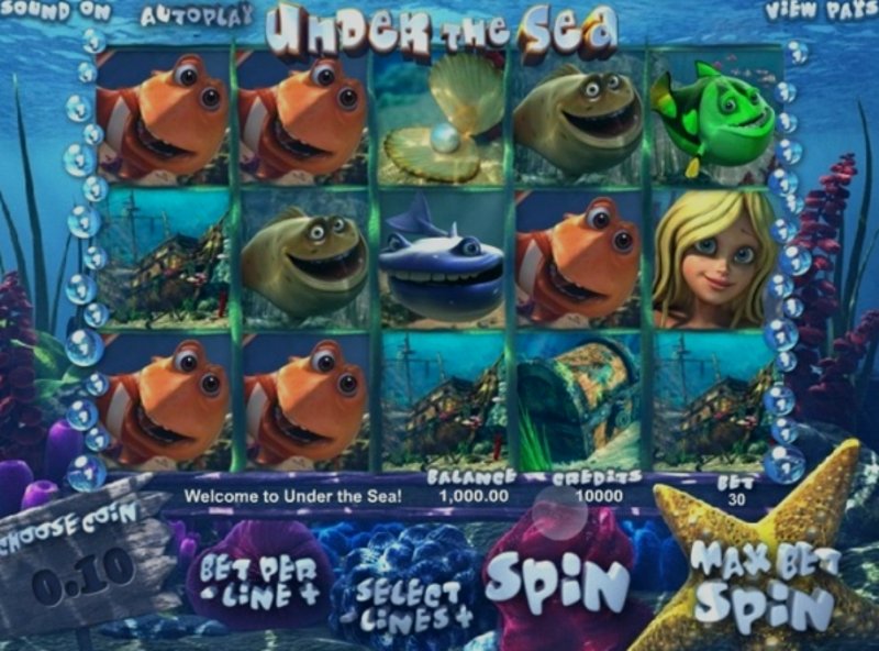 Play Under The Sea at 1Win Casino