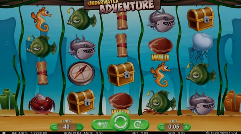 Play Underwater Adventure by 7mojos Slots at 1Win Casino