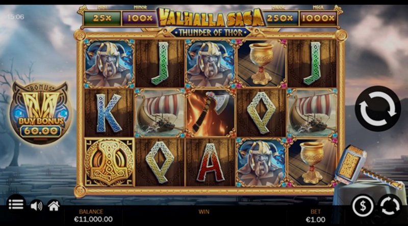 Play Thunder Of Thor by Yggdrasil at 1Win Casino