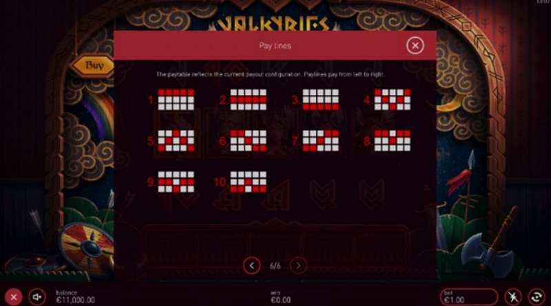 Play Valkyries by Yggdrasil at 1Win Casino