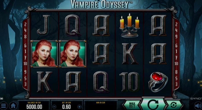 Play Vampire Odyssey by Synot at 1Win Casino