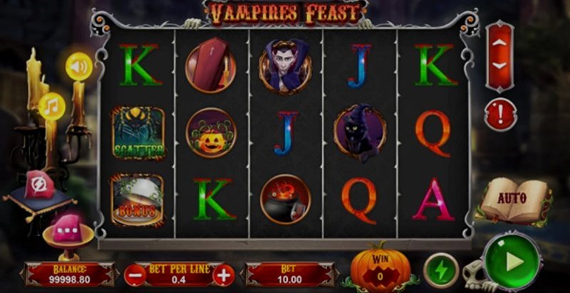 Play Vampires Feast by Tpg at 1Win Casino