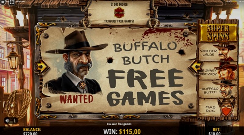 Play Van der Wilde and The Outlaws by Isoftbet at 1Win Casino