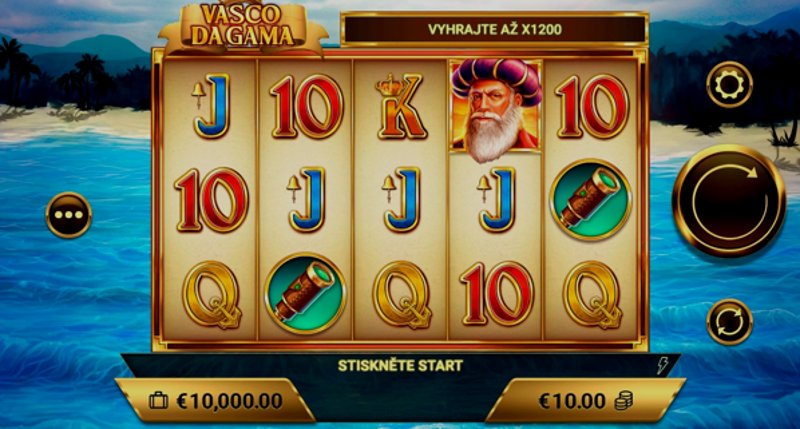 Play Vasco Da Gama by Amigogaming at 1Win Casino