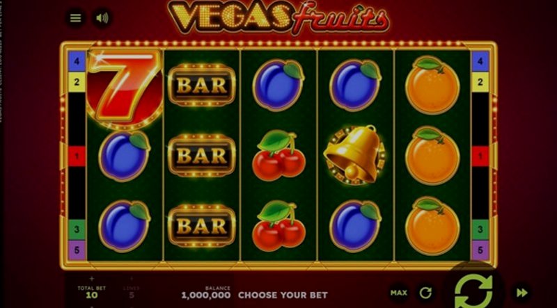 Play Vegas Fruits by Gamomatgames at 1Win Casino