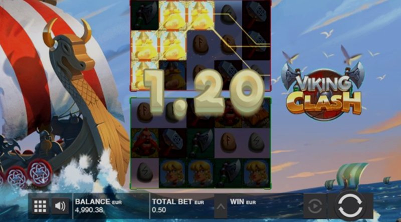 Play Viking Clash by Push Gaming at 1Win Casino