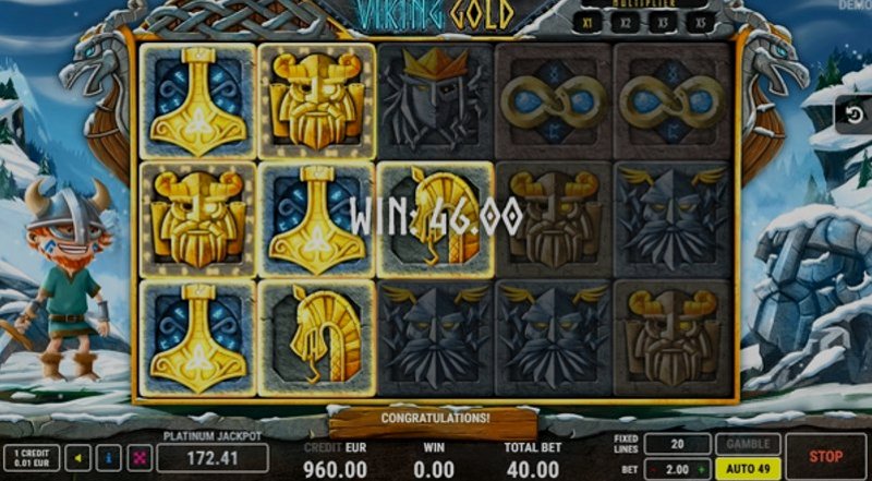 Play Viking Gold in Bangladesh at 1Win Casino