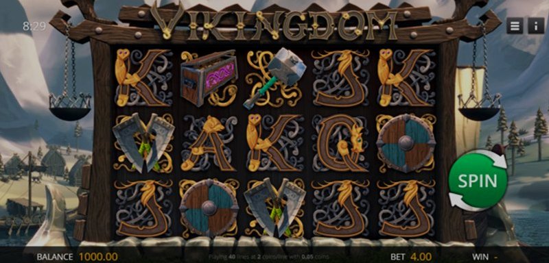 Play Vikingdom by Genii at 1Win Casino