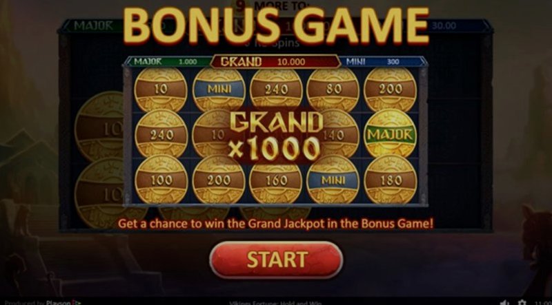 Play Vikings Fortune: Hold and Win by Playson at 1Win Casino