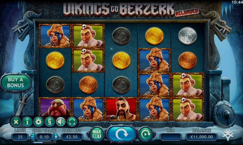 Play Vikings Go Berzerk Reloaded by Yggdrasil at 1Win Casino