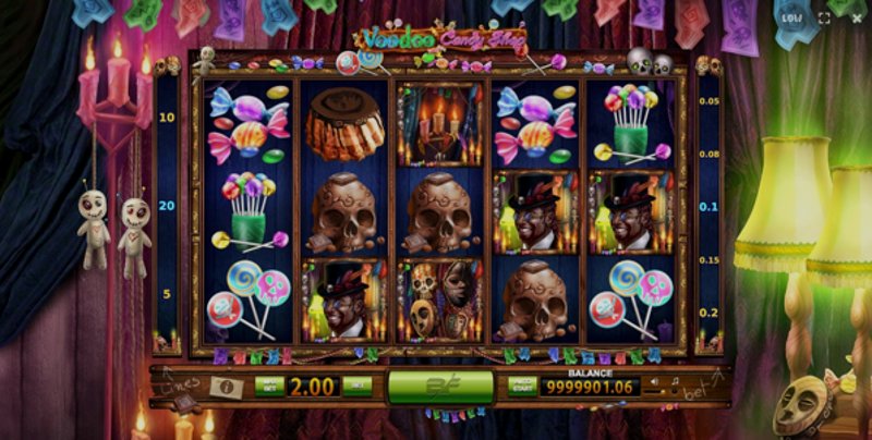 Play Voodoo Candy Shop by Bf Games at 1Win Casino