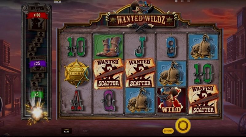 Play Wanted Wildz by Red Tiger at 1Win Casino