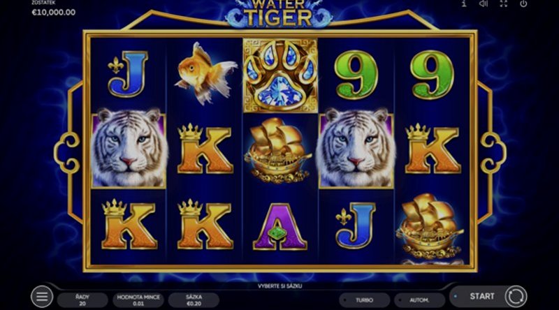 Play Water Tiger by Endorphina at 1Win Casino