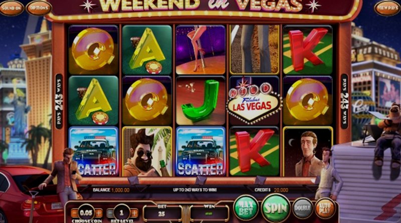 Play Weekend In Vegas by Betsoft at 1Win Casino