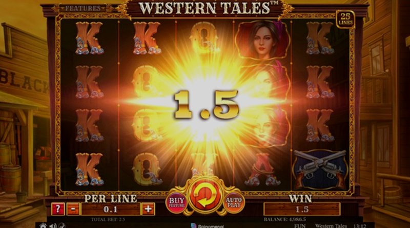 Play Western Tales by Spinomenal at 1Win Casino