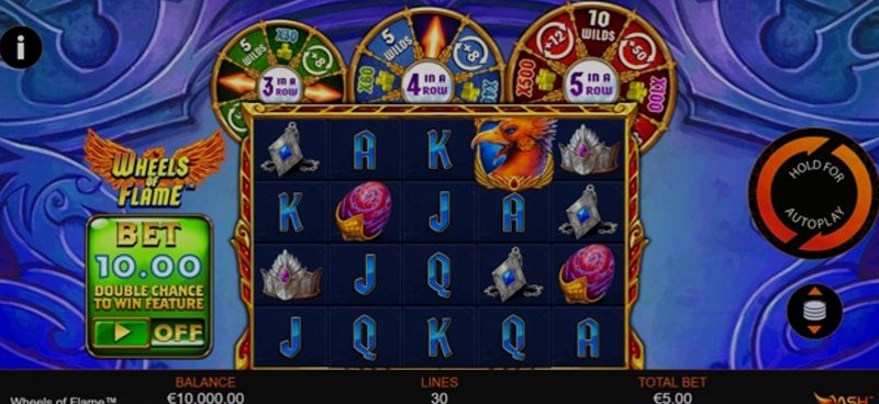 Play Wheels of Flame by Playtech at 1Win Casino