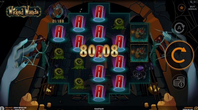 Play Wicked Wanda by Mancala Gaming at 1Win Casino