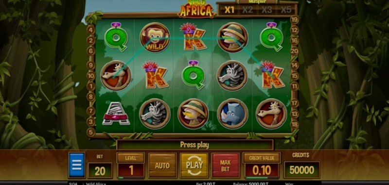 Play Wild Africa by Games Global at 1Win Casino