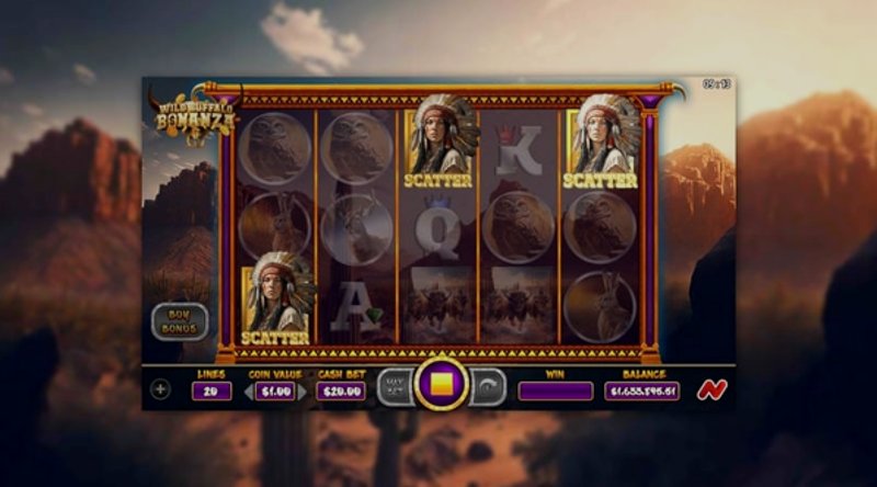 Play Wild Buffalo by Netgame at 1Win Casino