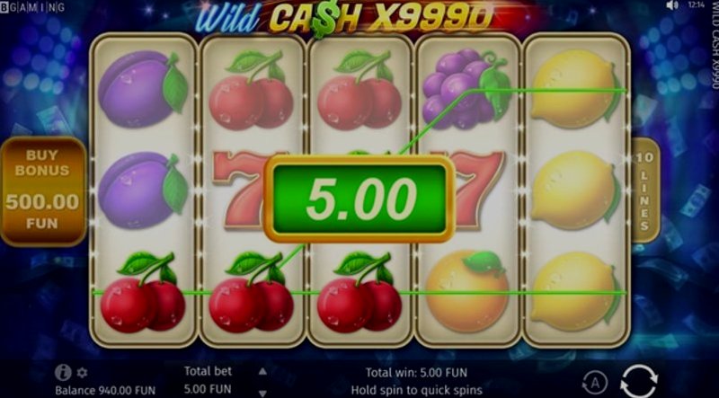 Play Wild Cash by Bgaming at 1Win Casino