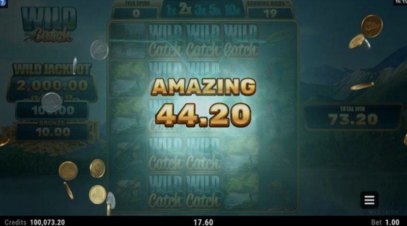 Play Wild Catch by Microgaming at 1Win Casino