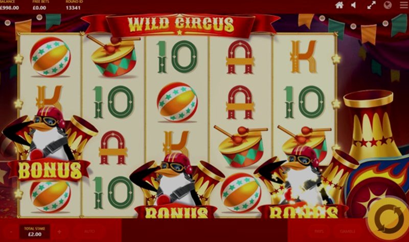 Play Wild Circus by Red Tiger at 1Win Casino