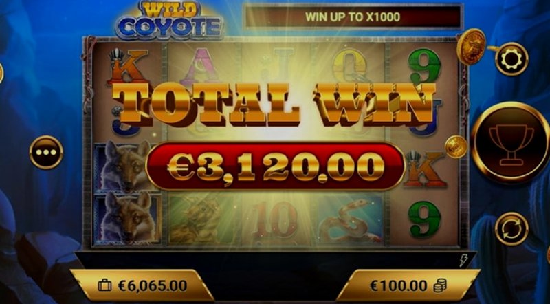 Play Wild Coyote by Amigogaming at 1Win Casino