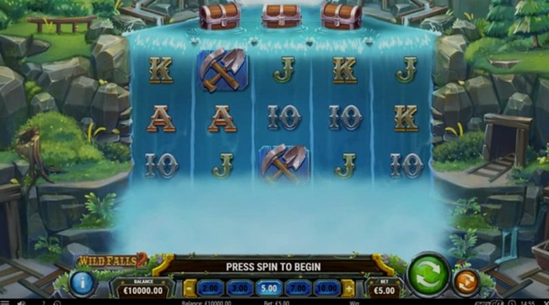 Play Wild Falls 2 by Playn Go at 1Win Casino