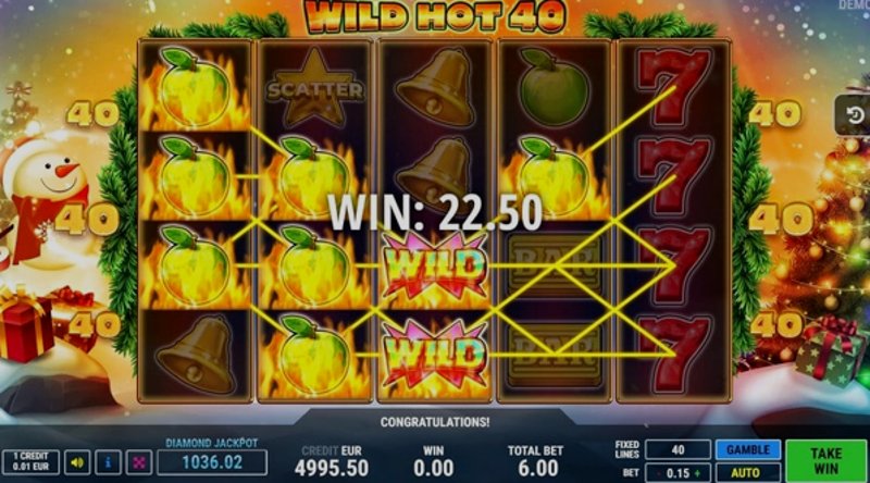 Play Wild Hot 40 Christmas by Fazi at 1Win Casino