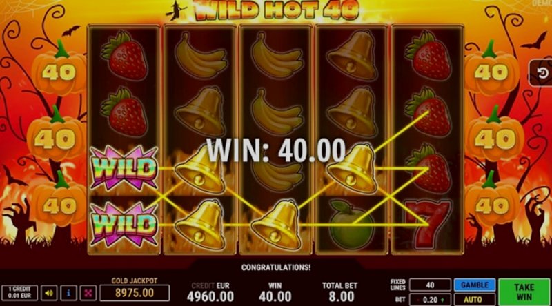 Play Wild Hot 40 Halloween by Fazi at 1Win Casino