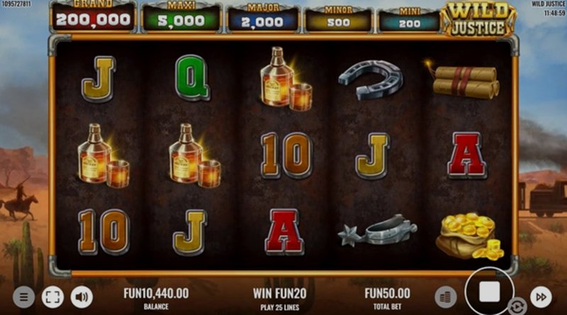 Play Wild Justice by Platipus at 1Win Casino