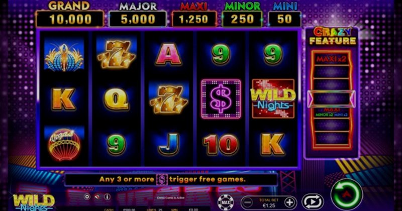 Play Wild Nights by Ainsworthgame at 1Win Casino