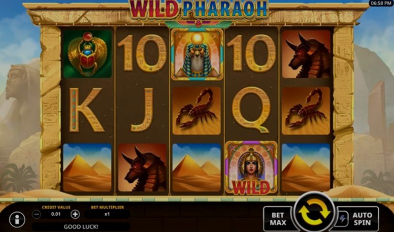 Play Wild Pharaoh by Swintt at 1Win Casino