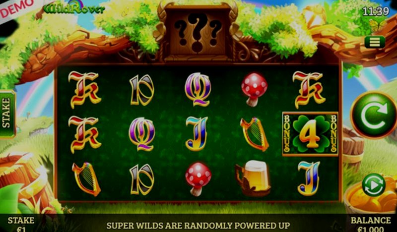 Play Wild Rover by Slingo at 1Win Casino