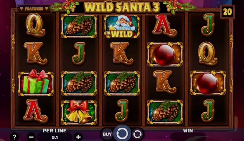 Play Wild Santa 3 by Spinomenal at 1Win Casino