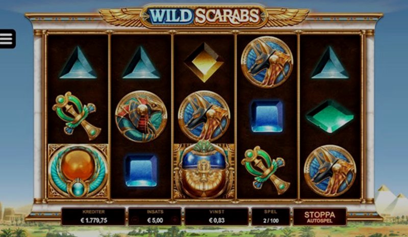 Play Wild Scarabs by Games Global at 1Win Casino